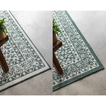 Krémovo-zelený vonkajší koberec 80x150 cm Gemini – Elle Decoration - Image 8