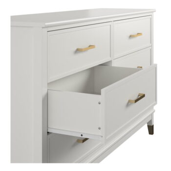 Biela komoda CosmoLiving by Cosmopolitan Westerleigh, 144 x 85 cm - Image 4