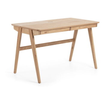 Pracovný stôl Kave Home Jakes Natural, 120 x 65 cm - Image 2