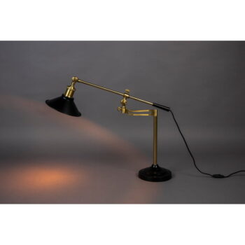 Stolová lampa v čiernej a zlatej farbe (výška 50 cm) Penelope – Dutchbone - Image 2