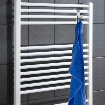 Súprava 2 háčikov na uteráky z pochrómovaného plastu Wenko Radiator - Image 2
