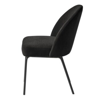 Čierna jedálenská stolička Creston – Unique Furniture - Image 3