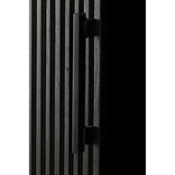 Čierna nízka komoda z mangového dreva 150x80 cm Abage – Light & Living - Image 11