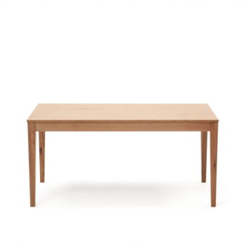 Rozkladací jedálenský stôl s doskou v dubovom dekore v prírodnej farbe 80x160 cm Yain – Kave Home - Image 4