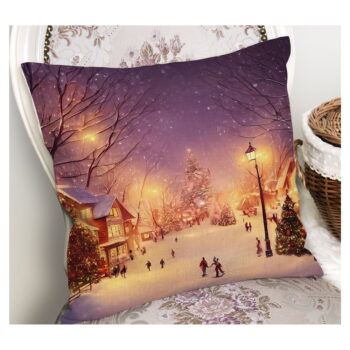Obliečka na vankúš s vianočným motívom 43x43 cm – Mila Home - Image 3