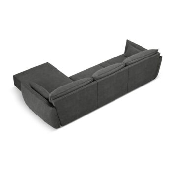 Sivá rohová pohovka (pravý roh) Vanda - Mazzini Sofas - Image 3