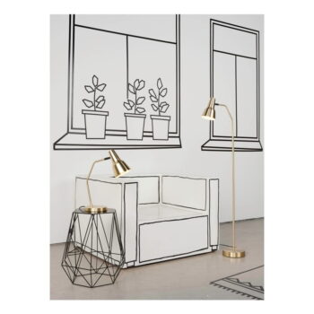 Stolová lampa s kovovým tienidlom v zlatej farbe (výška 44 cm) Valencia – it's about RoMi - Image 2