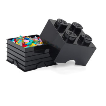 Čierny úložný box štvorec LEGO® - Image 2