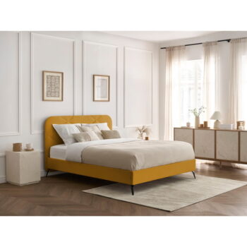 Čalúnená dvojlôžková posteľ s roštom 180x200 cm Prune – Bobochic Paris - Image 9