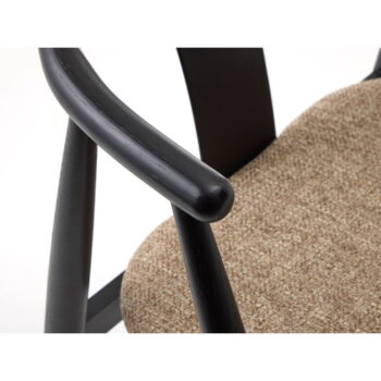 Čierna/béžová jedálenská stolička Relate – Unique Furniture – Obrázok 5