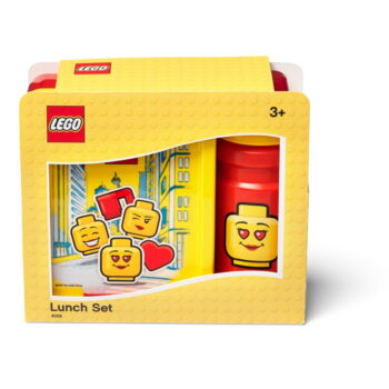Set žlto-červeného desiatového boxu a fľaše na pitie LEGO® Iconic – Obrázok 6