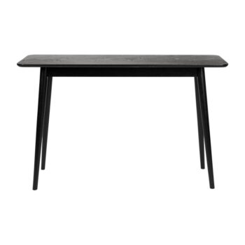 Čierny konzolový stolík 40x120 cm Fabio – White Label