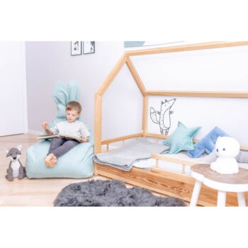 Béžový detský sedací vak The Brooklyn Kids Funny Bunny – Obrázok 4
