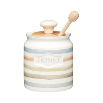 Set keramickej dózy a naberačky na med Kitchen Craft Classic Collection