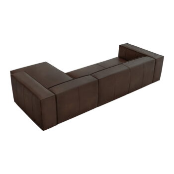 Tmavohnedá kožená rohová pohovka (pravý roh) Madame - Windsor & Co Sofas - Image 4