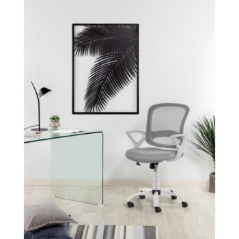 Sivá kancelárska stolička Kave Home Lambert - Image 6
