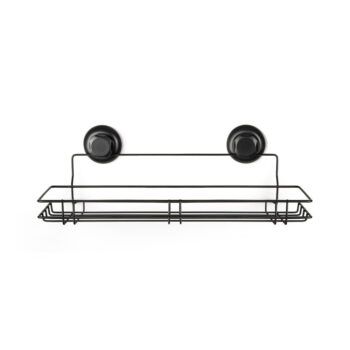 Čierna samodržiaca nástenná kuchynská polička Compactor Bestlock Black Kitchen Shelf, 45,5 x 12 cm - Image 3