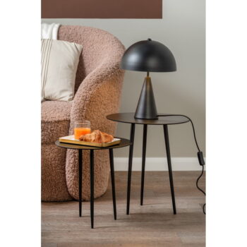 Čierna stolová lampa Leitmotiv Sublime, výška 35 cm - Image 2