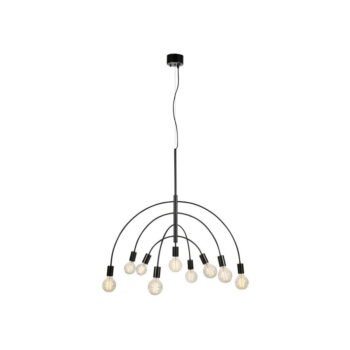 Čierne závesné stropné svietidlo Markslöjd Lavello, šírka 94,5 cm - Image 4