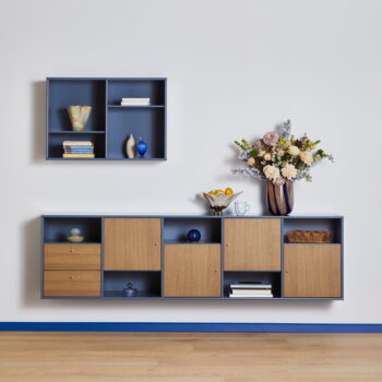 Modrá závesná knižnica 89x61 cm Mistral – Hammel Furniture - Image 4