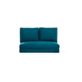 Rozkladacia pohovka v petrolejovej farbe 120 cm Taida – Balcab Home