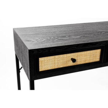 Čierny konzolový stolík 40x120 cm Guuji – White Label - Image 6