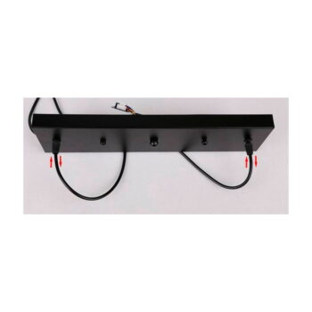 Čierne závesné svietidlo so skleneným tienidlom 10x44 cm Felis - Candellux Lighting - Image 3