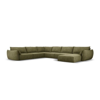 Zelená rohová pohovka (ľavý roh) Vanda - Mazzini Sofas - Image 2