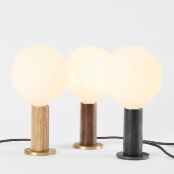Čierna stolová lampa (výška 12,5 cm) Knuckle - tala - Image 8