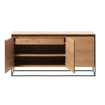 Komoda s dubovou dyhou Unique Furniture Rivoli – Obrázok 2