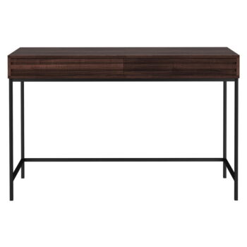 Pracovný stôl s doskou v dekore orechového dreva 50x120 cm Celine – Støraa – Obrázok 2