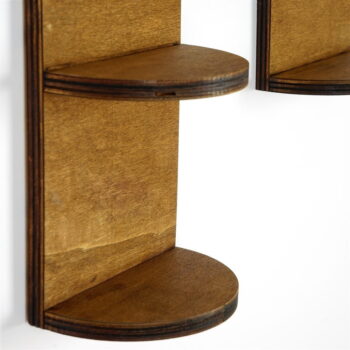 Poschodová polica v prírodnej farbe v súprave 2 ks 15 cm Pillar – Kalune Design - Image 3