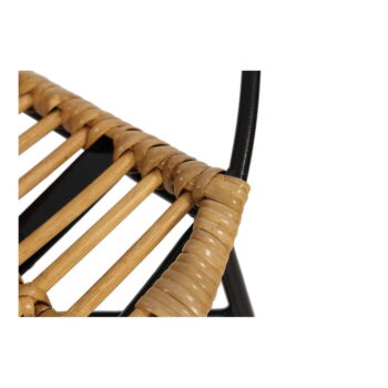Súprava 2 ratanových jedálenských stoličiek Carla a čierneho stola Strong - Bonami Essentials - Image 3