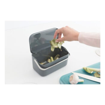 Tmavosivá nádoba na kompostovateľný odpad 1,8 l SinkSide – Brabantia – Obrázok 5