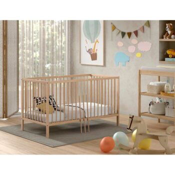 Postieľka z borovicového dreva 70x140 cm v prírodnej farbe DINO – Vipack - Image 4