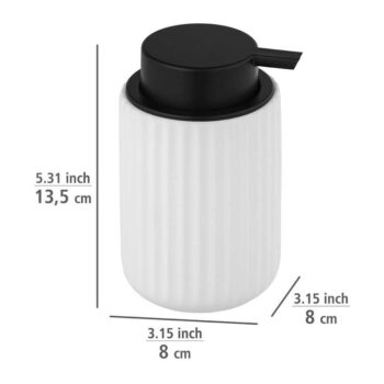 Biela keramická súprava doplnkov do kúpeľne Belluno – Wenko – Obrázok 5