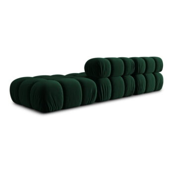 Zelená zamatová pohovka 282 cm Bellis – Micadoni Home – Obrázok 4