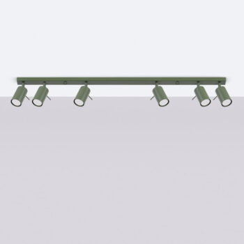 Zelené stropné svietidlo 6x117 cm Etna – Nice Lamps - Image 7