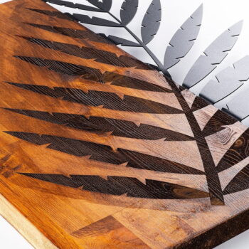 Nástenná dekorácia Wallity Palm Leaf - Image 3