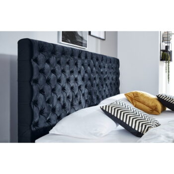 Tmavomodrá boxspring posteľ 160x200 cm La Maison - Meise Möbel - Image 3
