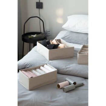 Béžový organizér do zásuvky s priehradkami Bigso Box of Sweden Drawer, 29 x 11 cm – Obrázok 4