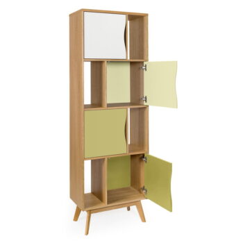 Zelená knižnica Woodman Avon Narrow Olive - Image 4