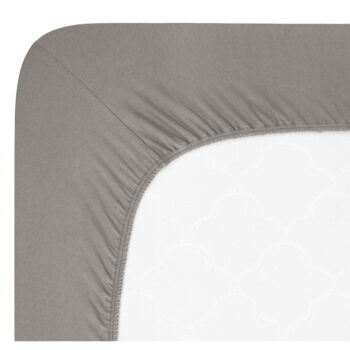 Tmavosivá napínacia plachta jersey 180x200 cm Boxspring – Andrea Simone - Image 2