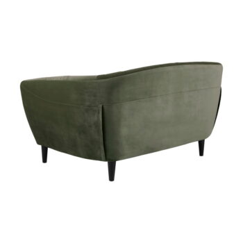 Zelená zamatová pohovka Actona Ria, 150 cm - Image 3