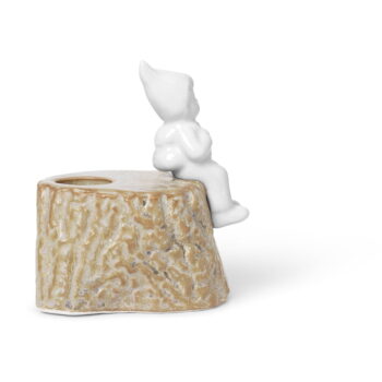 Vianočný svietnik z porcelánu a kameniny Kähler Design, dĺžka 9 cm - Image 4