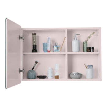 Ružová závesná/so zrkadlom kúpeľňová skrinka 80x58 cm Color Bath – Tom Tailor – Obrázok 6