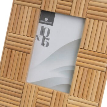 Bambusový stojací rámček v prírodnej farbe 21x26 cm – Casa Selección - Image 2