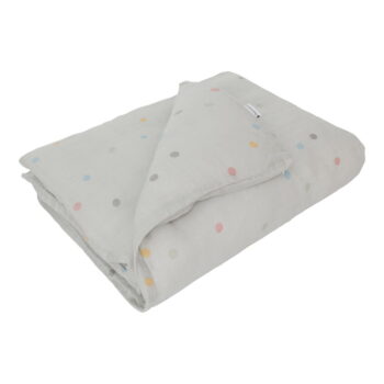 Sivé mušelínové detské obliečky Kindsgut Dots, 100 x 135 cm - Image 10