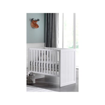 Biela postieľka z borovicového dreva 60x120 cm ERIK - Vipack - Image 2