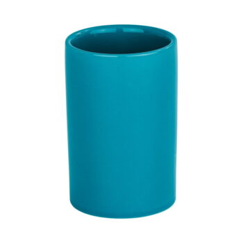 Petrolejovomodrý pohárik na zubné kefky Wenko Polaris Petrol – Obrázok 2